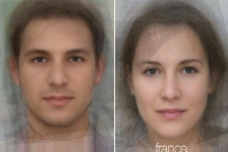 PHOTOS Le visage moyen des hommes et des femmes par pays