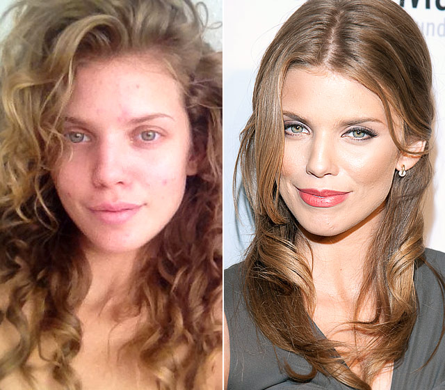 Celebrity Without Makeup Before and After