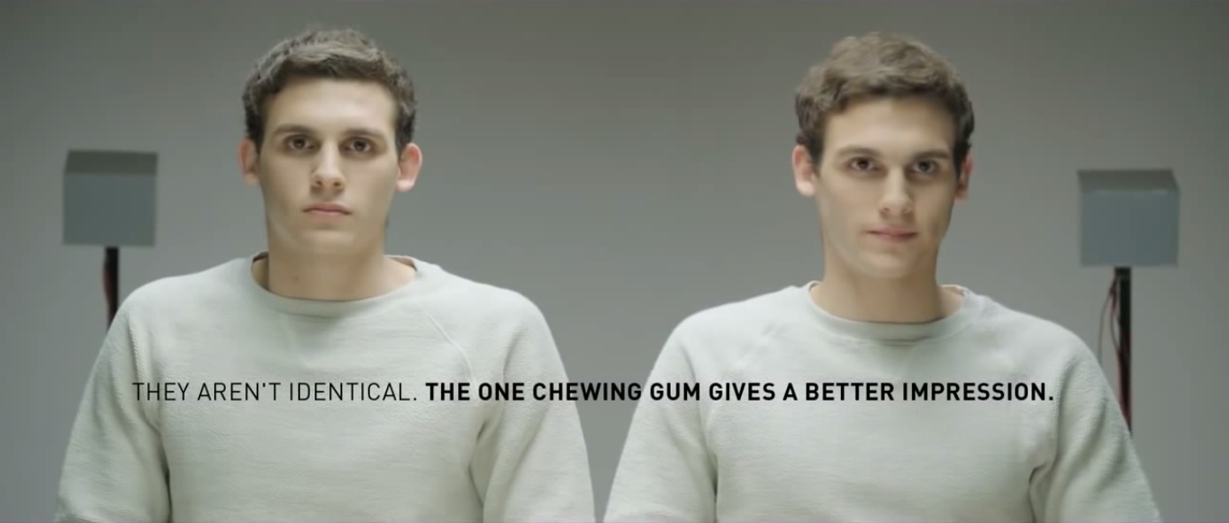 Le chewinggum change la vision que les personnes ont de vous