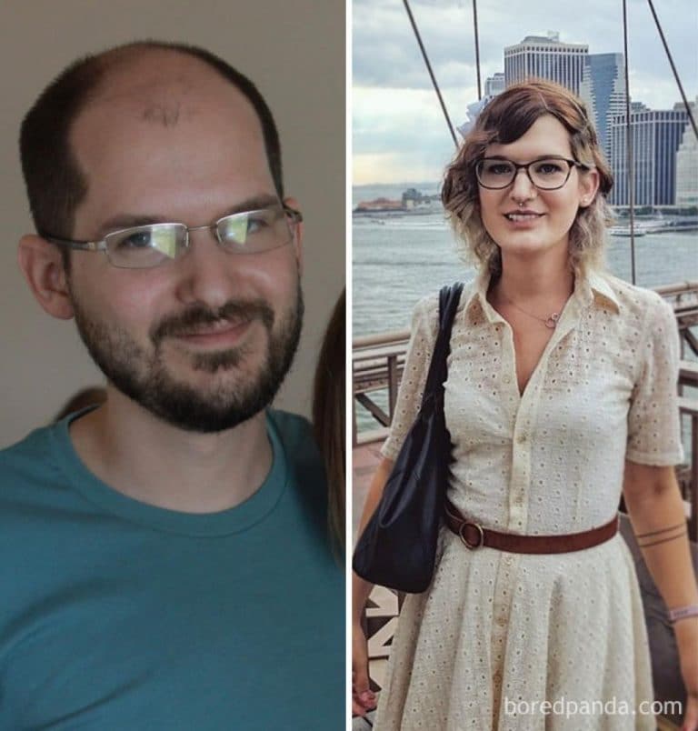 19 personnes trans avant/après leur transition transgenre à couper le souffle