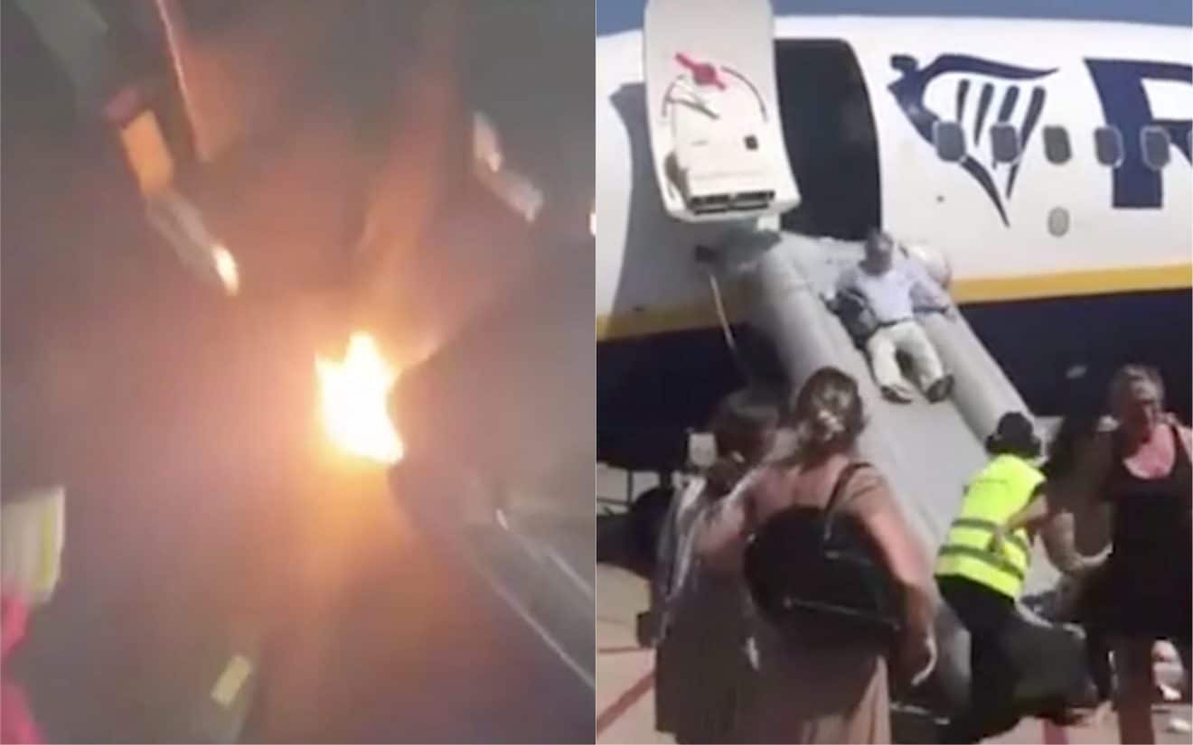 Une batterie externe prend feu dans un avion, l'appareil a dû être évacué