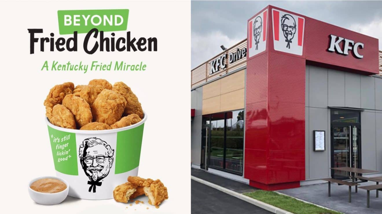 KFC le roi du poulet se lance dans la vegan food avec du poulet à