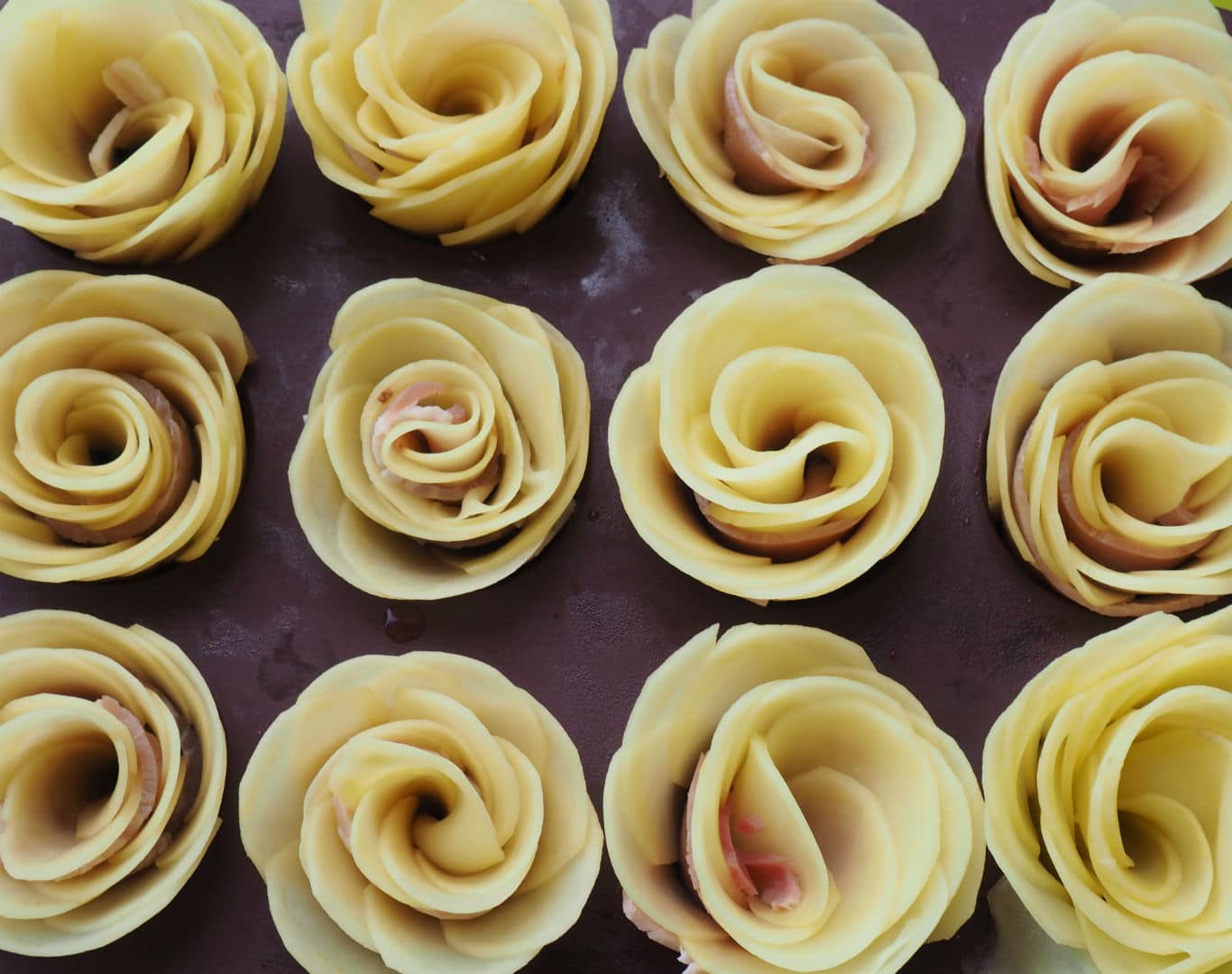 Pommes de terre en forme de rose : La recette pour préparer le plus