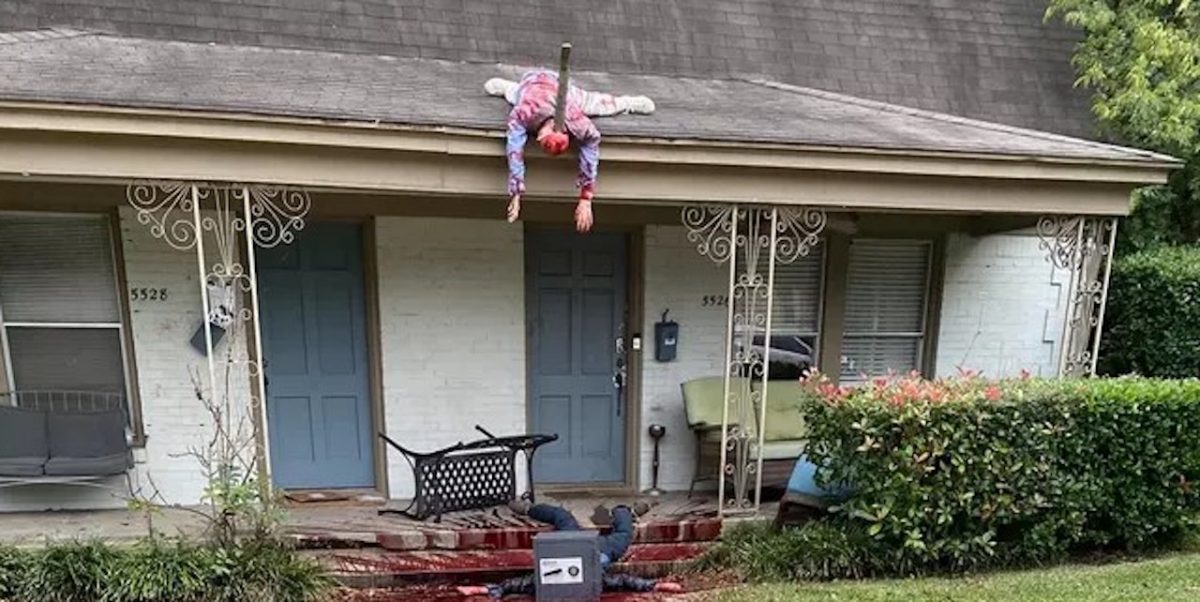 Cet homme réalise une décoration d'Halloween si réaliste que les
