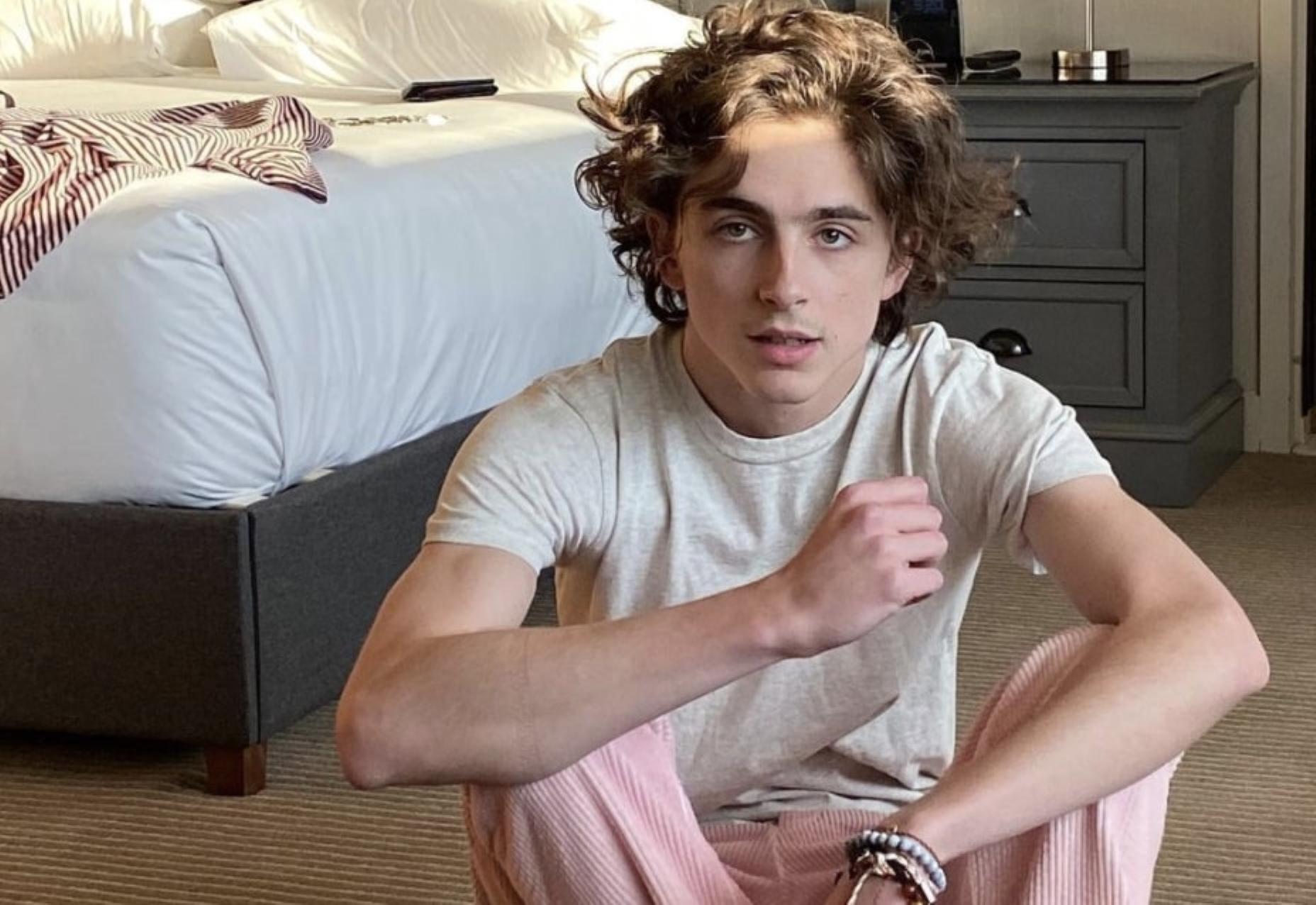 Timothée Chalamet il se confie sur son fougueux baiser avec LilyRose