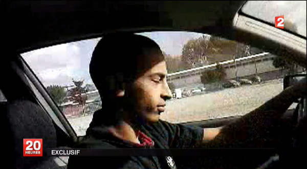 An undated and non-datelined frame grab from a video broadcast by French national television station France 2 who claim it shows Mohamed Merah
