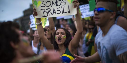 "Nous sommes le Brésil"  source : lemonde.fr