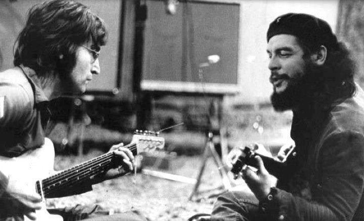 Photo De John Lennon Et Che Guevara