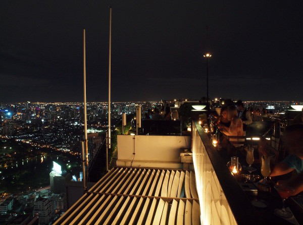 Le Vertigo et le Moon Bar sont situés au 61e étage du Banyan Tree Hotel à Bangkok.