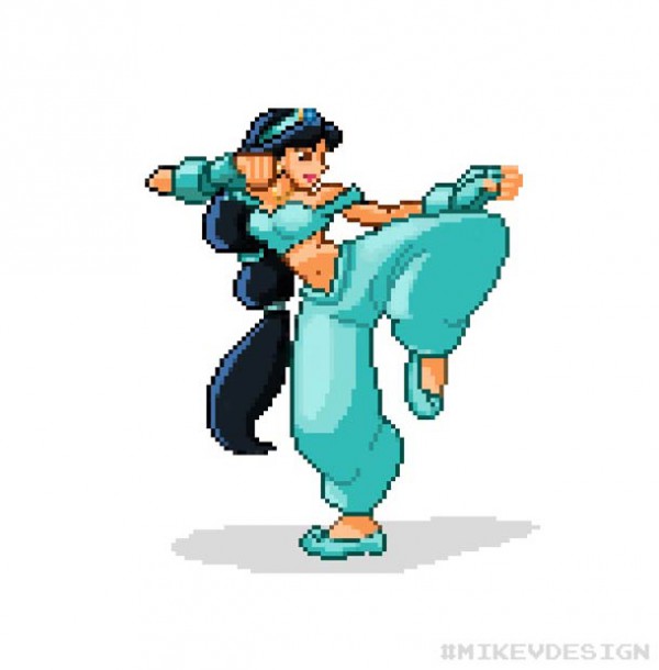 mike v pixel art