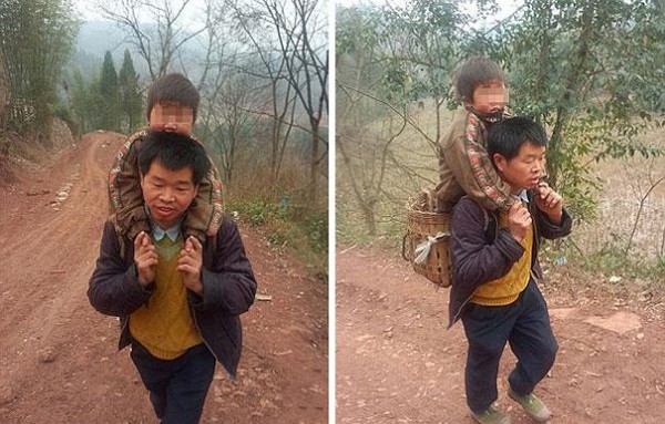 devoted-father-carries-son-18-miles-to-school-1