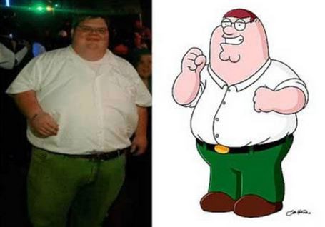 Peter Griffin de Family Guy.