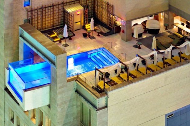 Toit de l’hôtel Joules à Dallas, Etats-Unis