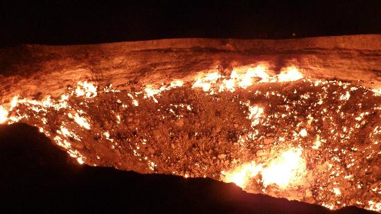 Champ de gaz naturel « La Porte de l'Enfer », Turkménistan