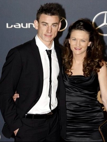 Laurent Koscielny et sa femme, Claire Koscielny