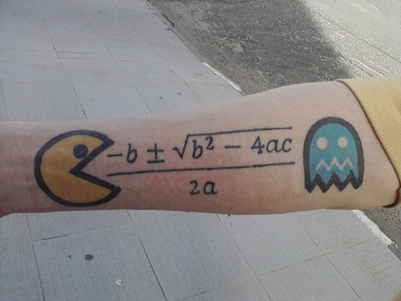 Pacman-tattoo