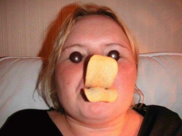 duck face