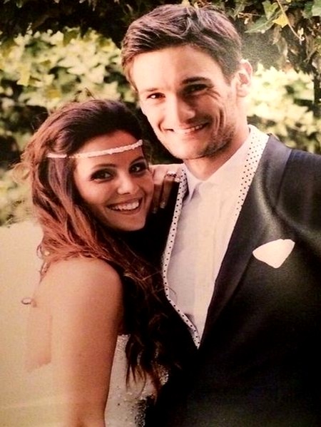 Hugo Lloris et sa femme, Marine Lloris
