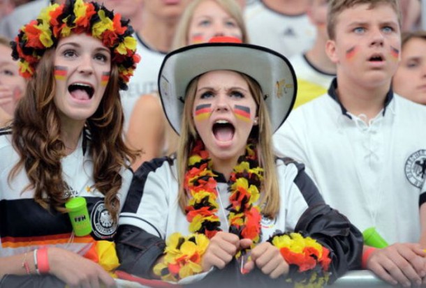 Germany Fans Watch 2014 FIFA World Cup