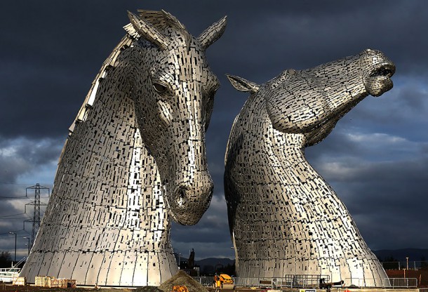 Kelpies à Grangemouth (UK)