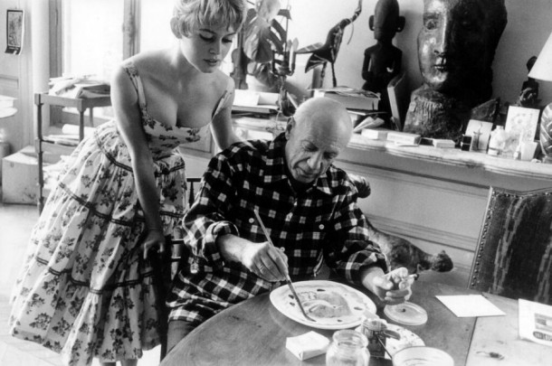 Brigitte Bardot chez Picasso