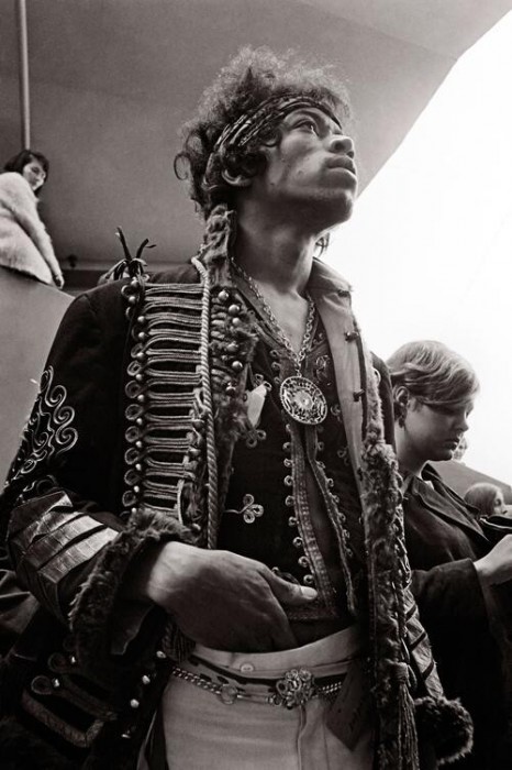 Jimi Hendrix en coulisses