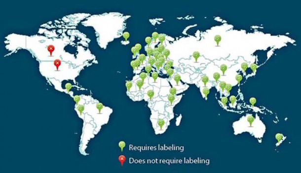 Les pays qui utilisent l'étuiquetage et ceux qui ne l'utilisent pas