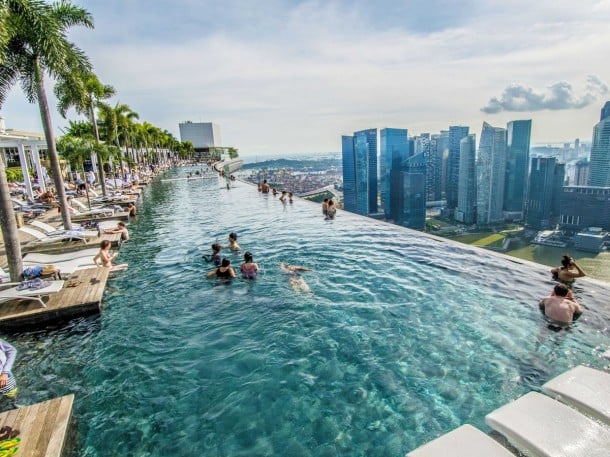 The marina bay, Singapour