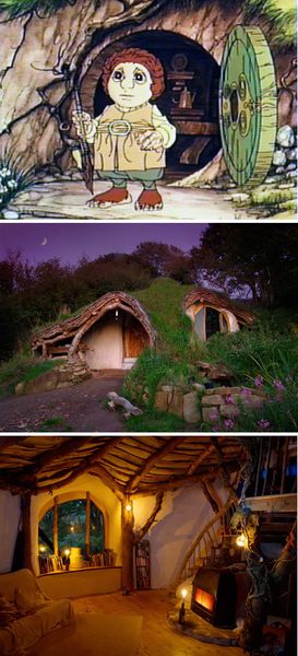 Une maison de hobbit dont Tolkien serait fier