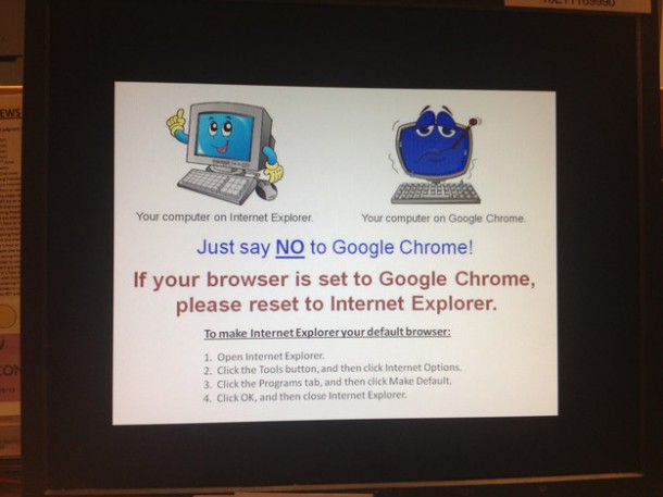 Internet Explorer c'est le bien