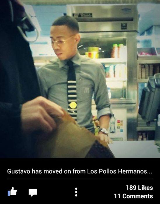 Gustavo de Breaking Bad reprend du service au Fast Food...