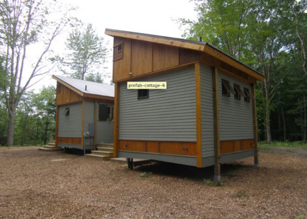 8) Les cottages préfabriqués