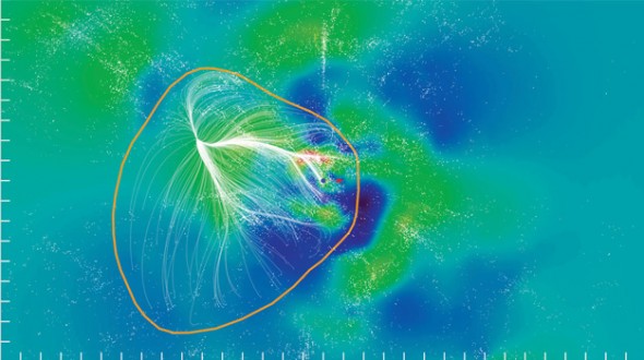 le continent de galaxies