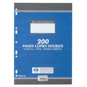 copies-doubles-conquerant-200-pages-format-a4-21-x-297-cm-90-gr-blanc-seyes-grands-carreaux