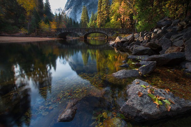 #17 Bridge Across The Merced River, Yosemite, Usa