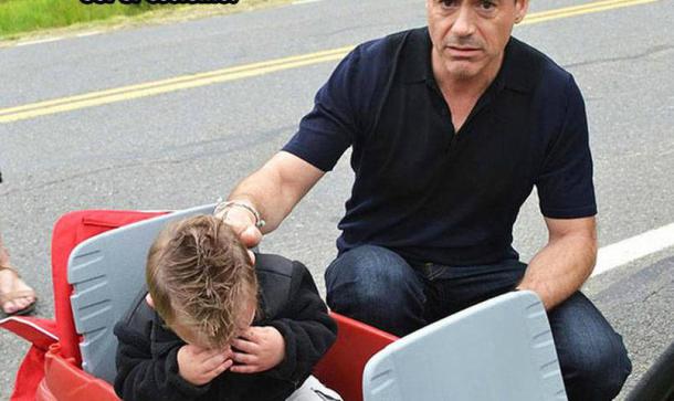 Il s'est rendu compte qu'il y avait un homme comme les autres sous le costume d'iron Man