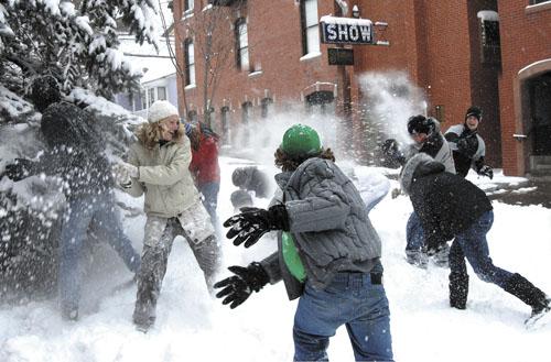 snowball fight