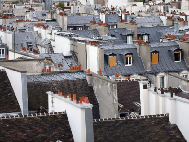 Toits d'immeubles parisiens (juin 2013) (AFP PHOTO/THOMAS SAMSON)