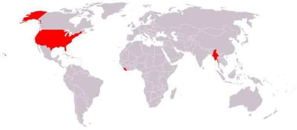 3. Le Libéria, le Myanmar et les USA n'utilisent pas le système métrique. 