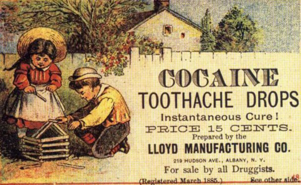 La cocaïne contre le mal de dents