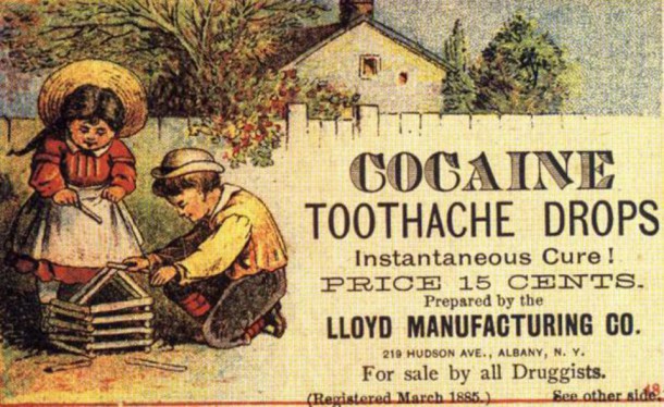 La cocaïne contre le mal de dents