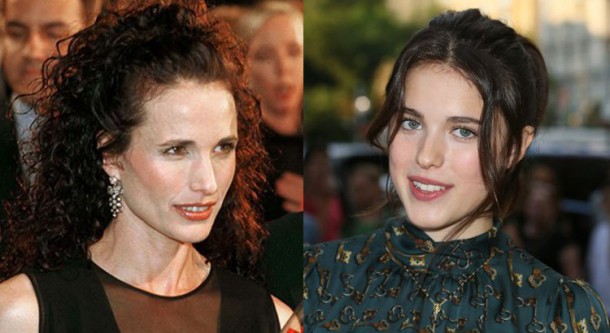 Andie McDowell et Margaret Qualley