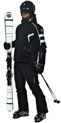 Ensemble homme Speed de Lacroix 1340€, casque lacroix offtracker à 190€ + ski Lacroix LXR HD 1890€