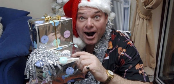 Mandatory Credit: Photo By David Hartley / Rex Features Andy Parks celebrates Christmas everyday, which includes eating Christmas lunch everyday ANDY PARKS WHO CELEBRATES CHRISTMAS EVERYDAY, MELKSHAM, WILTSHIRE, BRITAIN - DEC 2005 /REX_MR_CHRISTMAS_562850b//0512051205