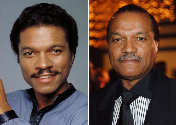 Billy Dee Williams en Lando Calrissian, 1980 et 2014