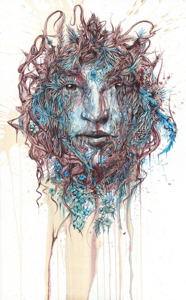 Paintings-created-with-fountain-pens-using-ink-tea-and-alcohol-and-embroidered-threads-57624b682e5c0__880