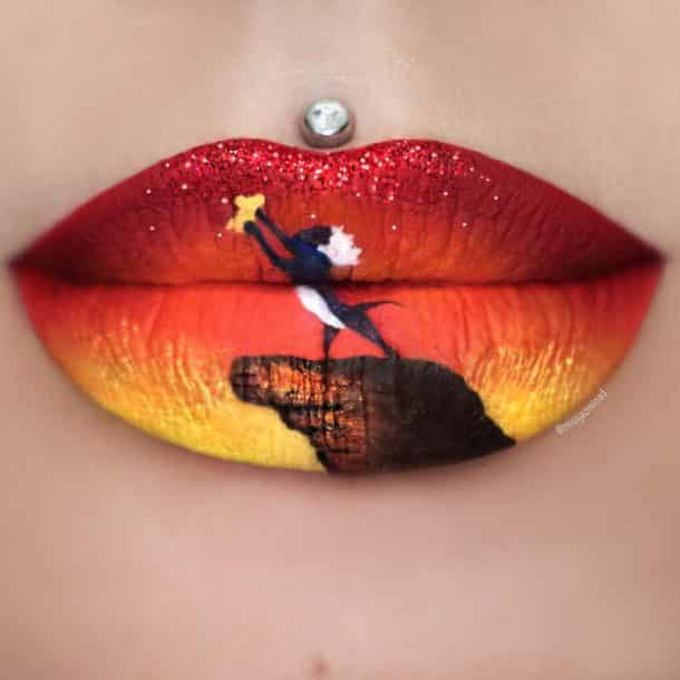 Jazmina Daniel bouche Le roi lion Simba et Rafiki 13