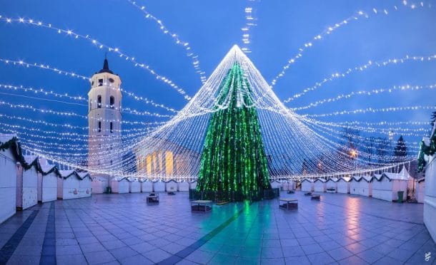 Sapin de Noël de Vilnius Sapin de Noël de Vilnius
