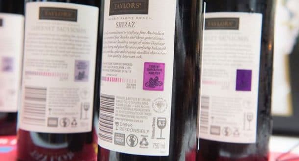 Taylors stickers for wine bottle