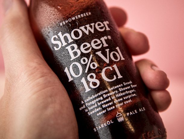 Beer to drink in the shower